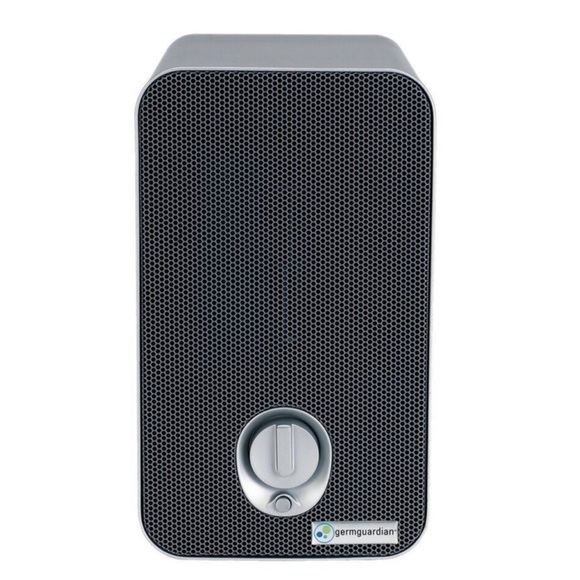 GERMGUARDIAN 3 in 1 Air Purifier Table Top Tower w/2 Bonus Carbon Filters, Gray - Picture 4 of 8